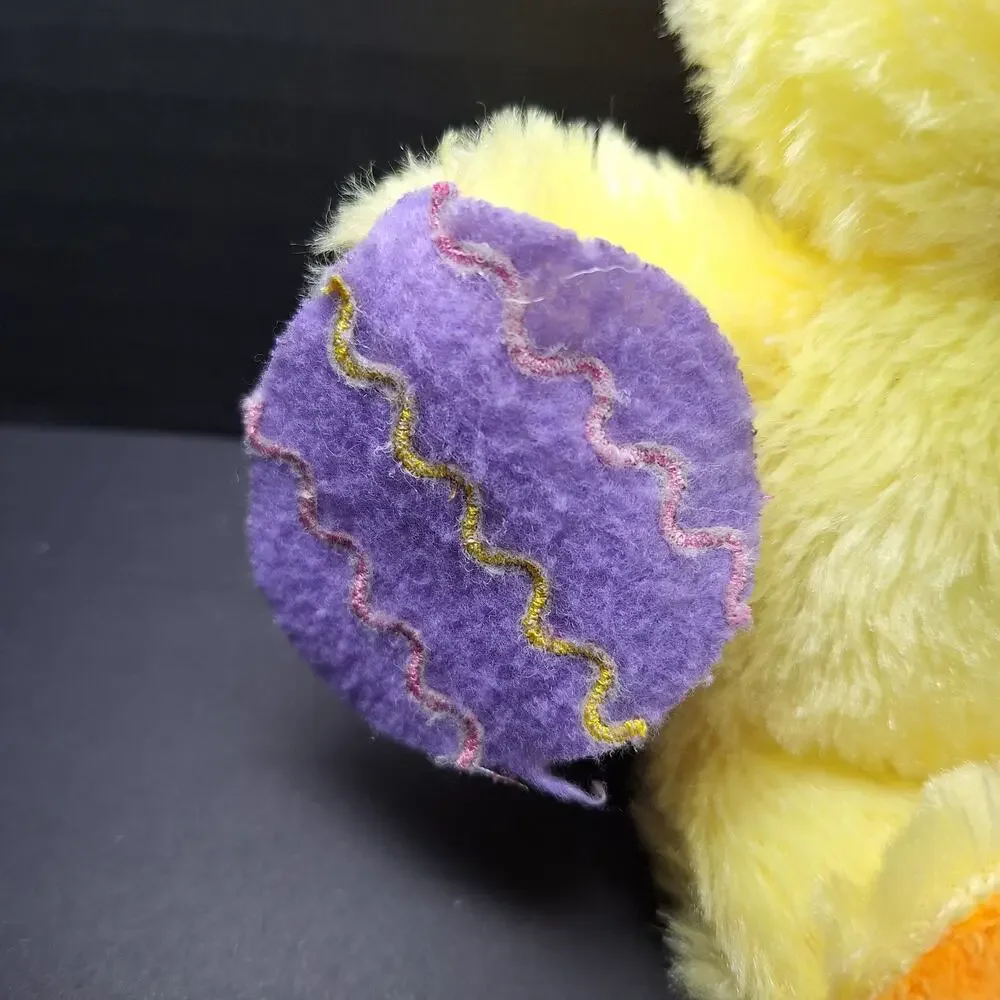 Greenbrier International Fuzzy Friends Plush Stuffed Animal Easter Chick